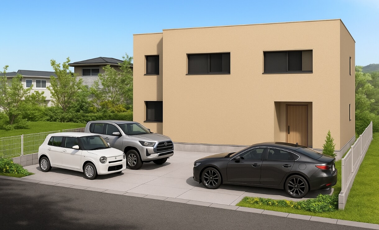 Bright Villa AKARE 木造2階建てアパート外観イメージ