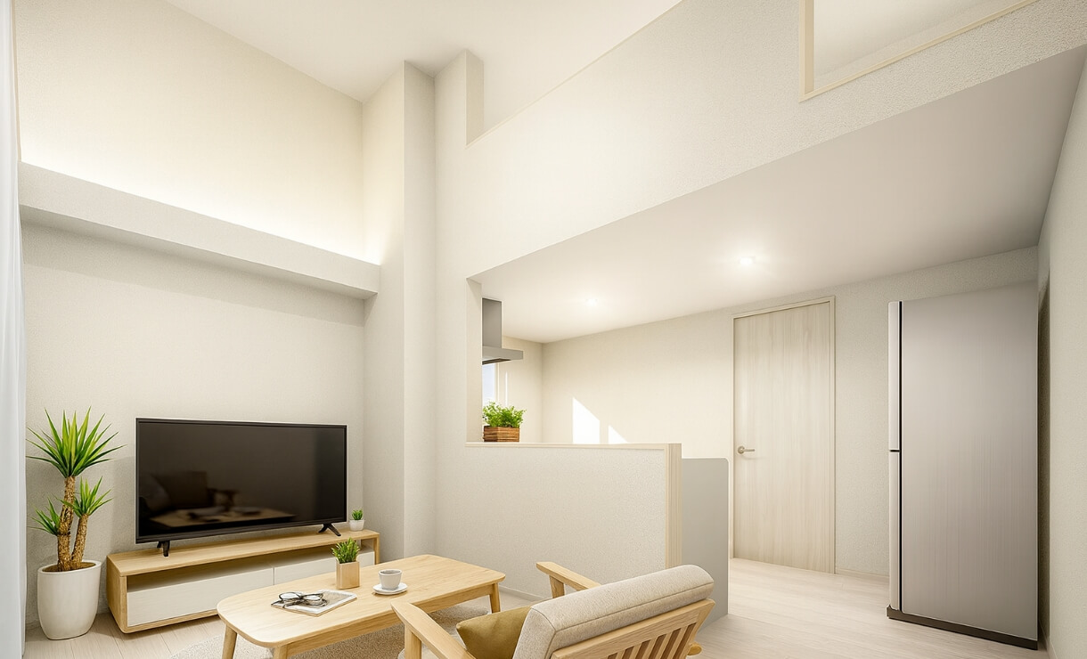 Bright Villa AKARE 木造2階建てアパート内装イメージ